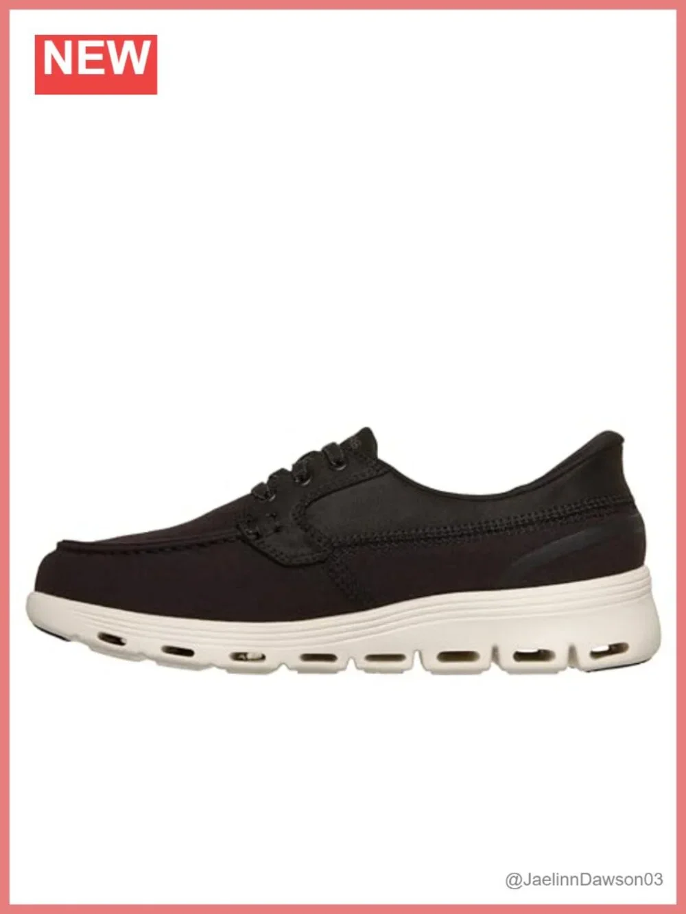 Skechers Hands Free Slip-ins Glide-Step Serene Canvas Boat Shoes Women's